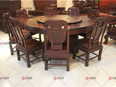 红酸枝家具 红酸枝餐厅1.38餐桌