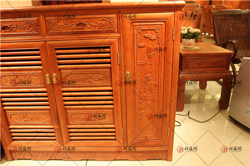 玄关红木家具 东阳红木鞋柜