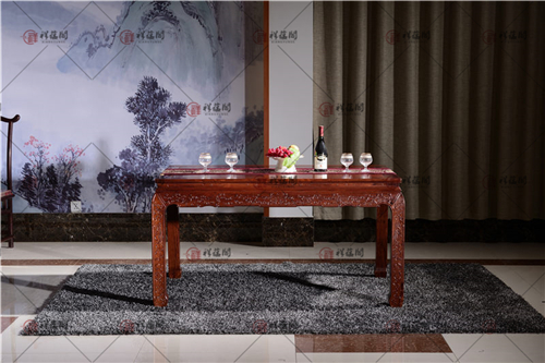 红酸枝家具 茶餐厅红木餐桌