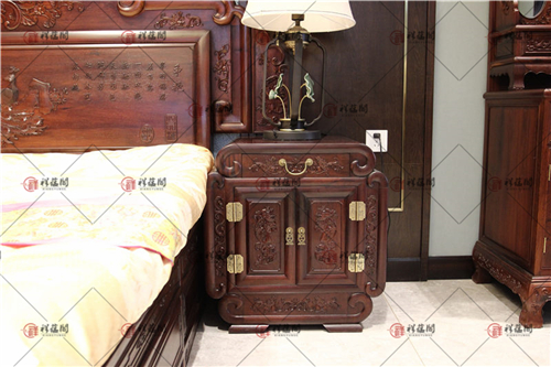 红酸枝家具 新式红木床