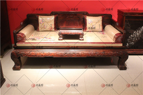 交趾黄檀家具 明款罗汉床