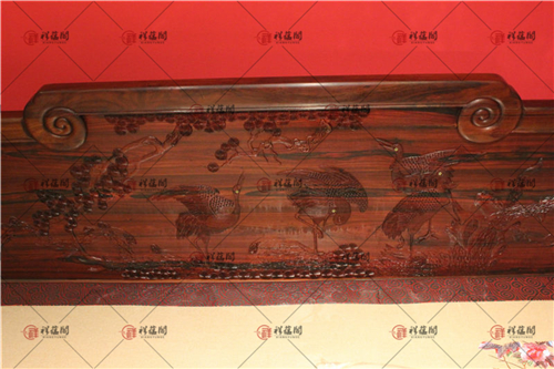 交趾黄檀家具 明款罗汉床