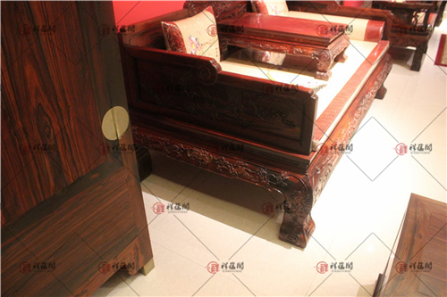 交趾黄檀家具 明款罗汉床