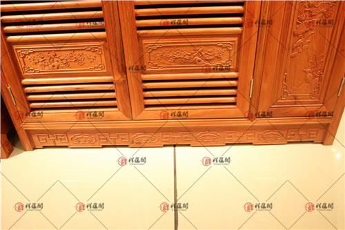 缅甸花梨家具 缅甸花梨木鞋柜