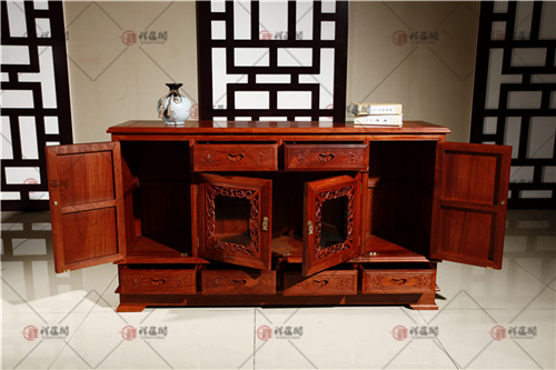 餐厅红木家具 东阳红木餐边柜